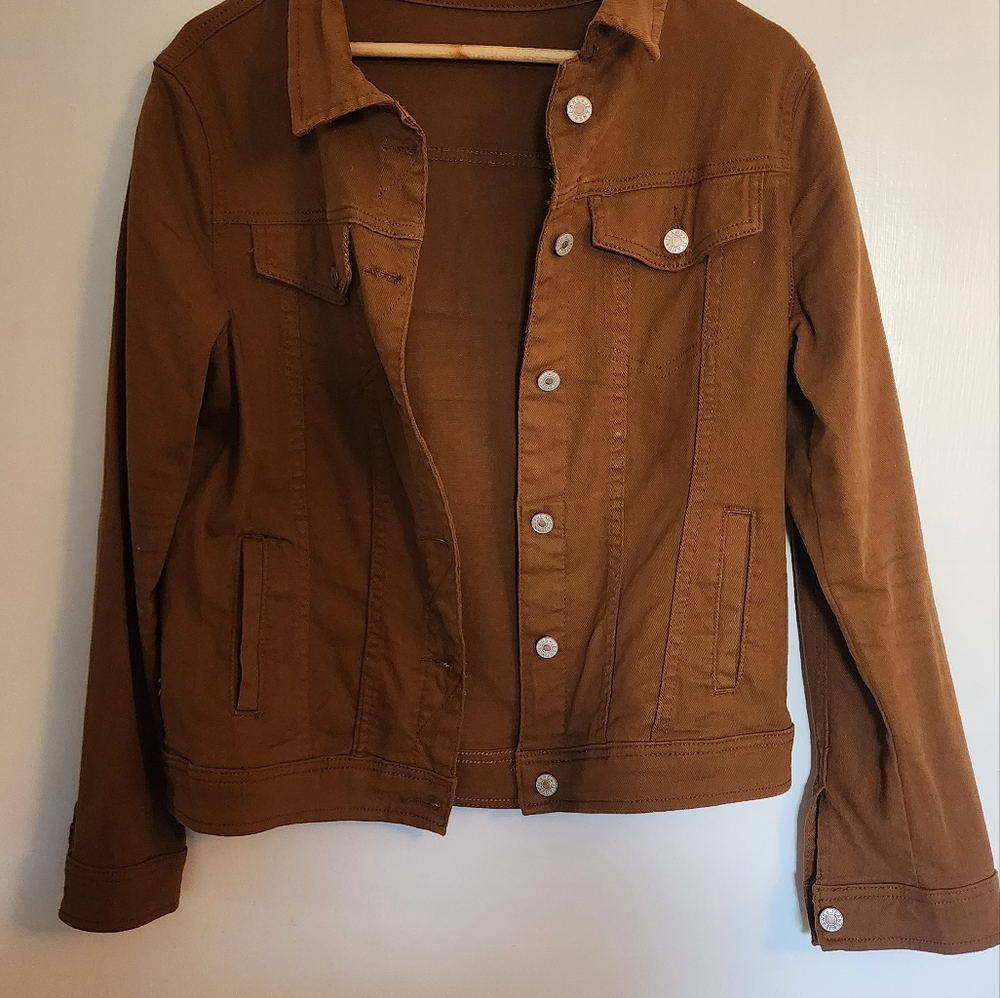 Rust Jean Jacket - image 2